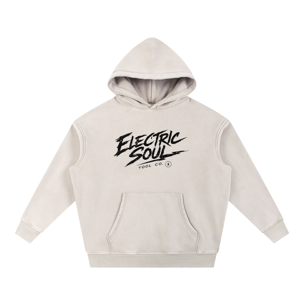 Snow Wash Fleece Oversize Hoodie
