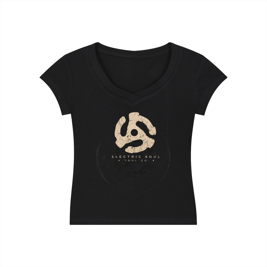 Essential V-Neck Bodycon T-Shirt