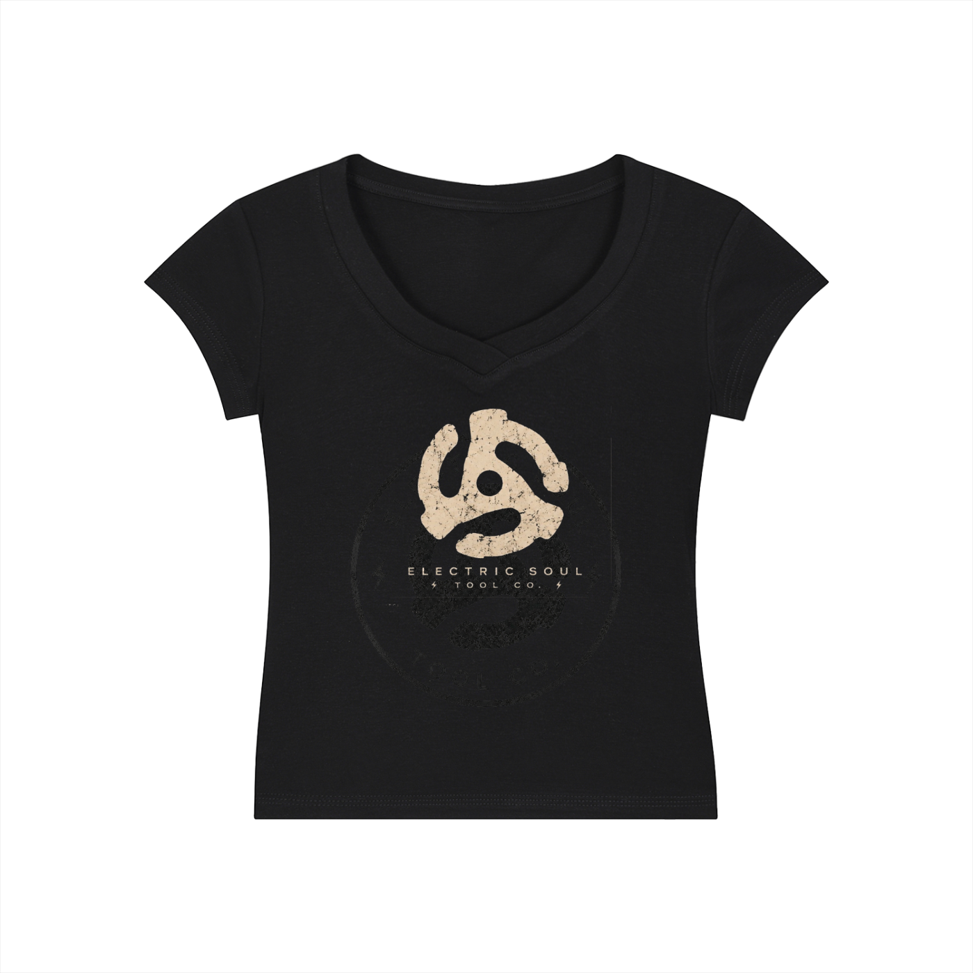 Essential V-Neck Bodycon T-Shirt