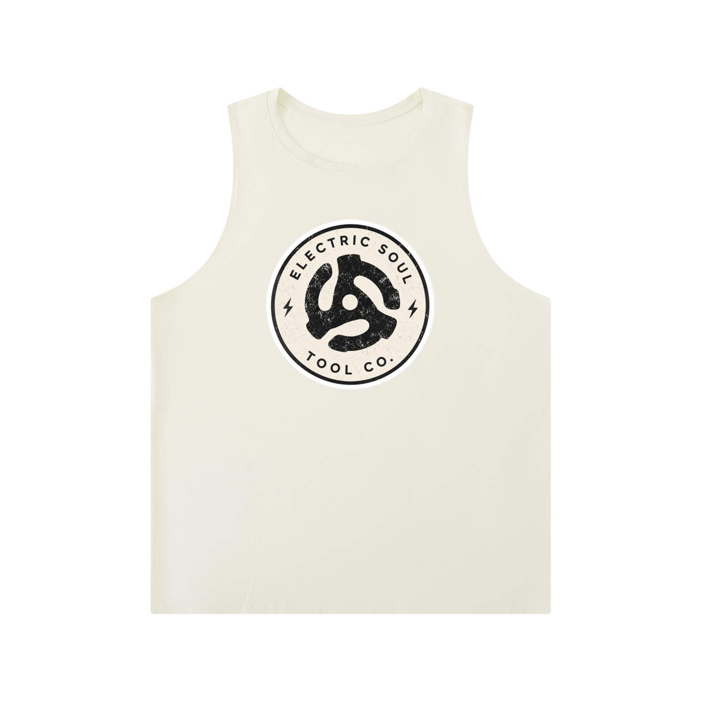 Men's Solid Color Crewneck Tank Top