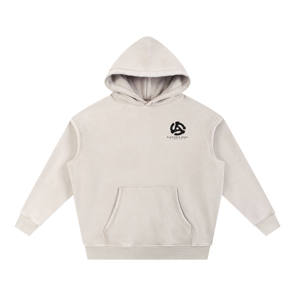 Snow Wash Fleece Oversize Hoodie