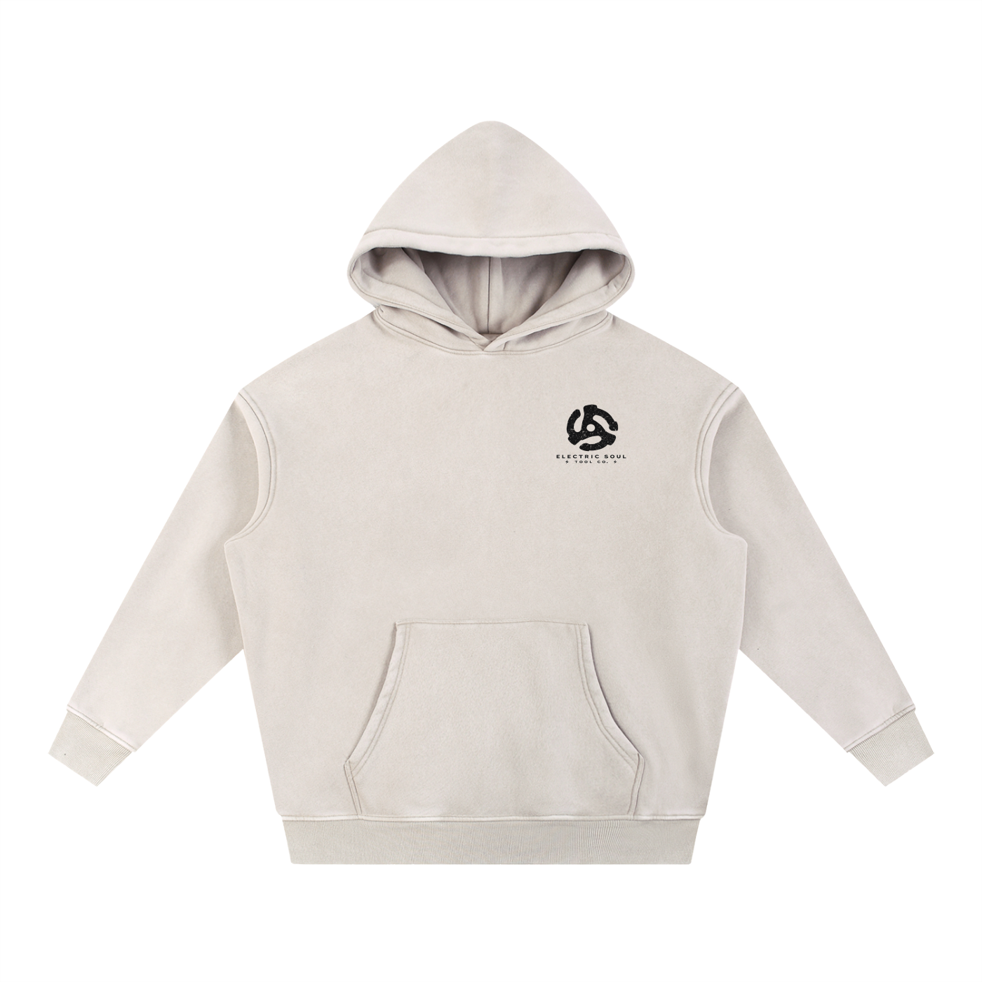 Snow Wash Fleece Oversize Hoodie