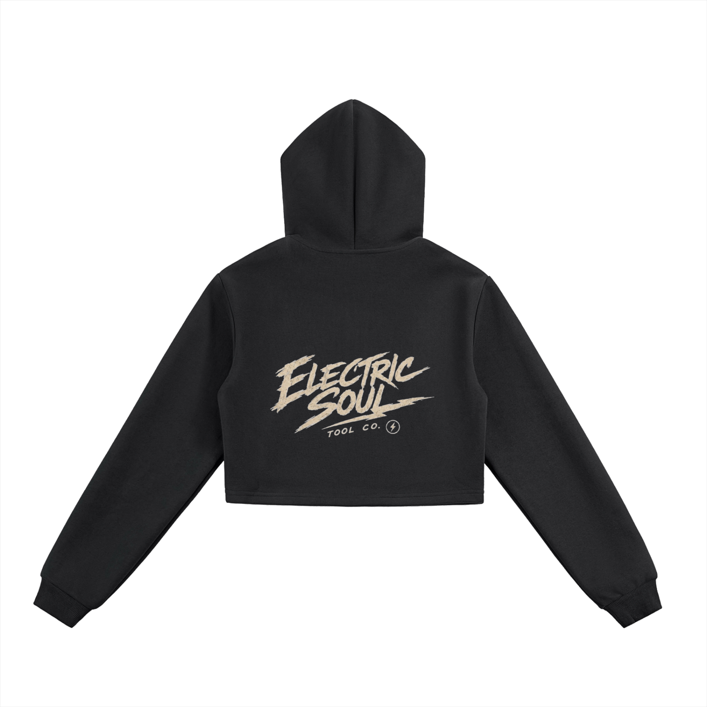 Essential Cropped Zip-Up Hoodie