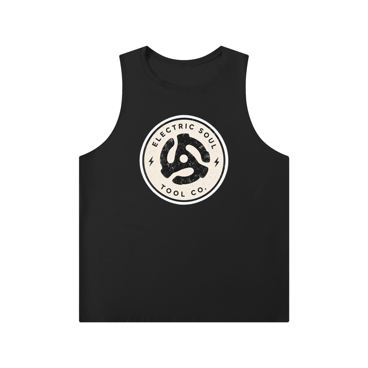 Men's Solid Color Crewneck Tank Top