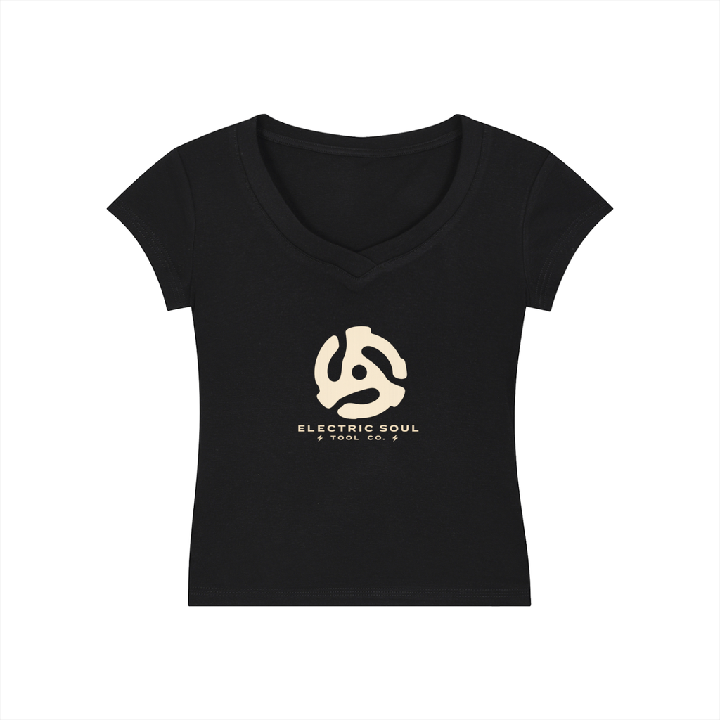 Essential V-Neck Bodycon T-Shirt